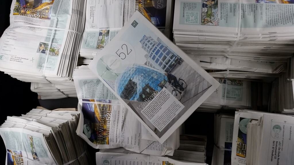 de proefkrant die we eind februari uitbrachten. Eind augustus komt er weer een.