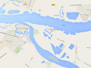 Slot Loevestein, 850 meter ten noordoosten van Brabant