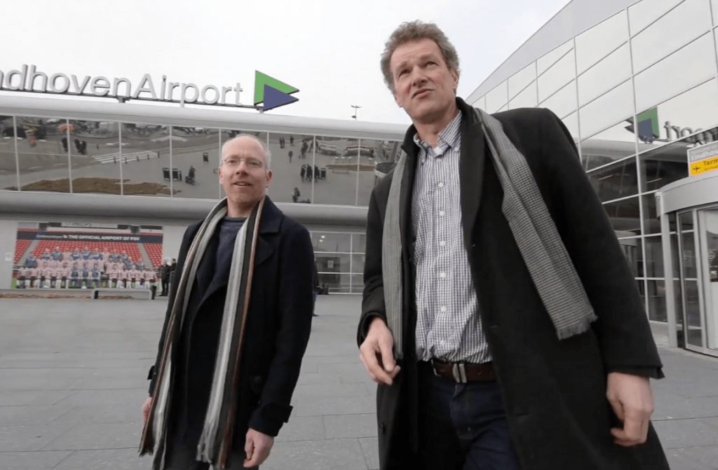 e52-oprichters Merien ten Houten en Bart Brouwers