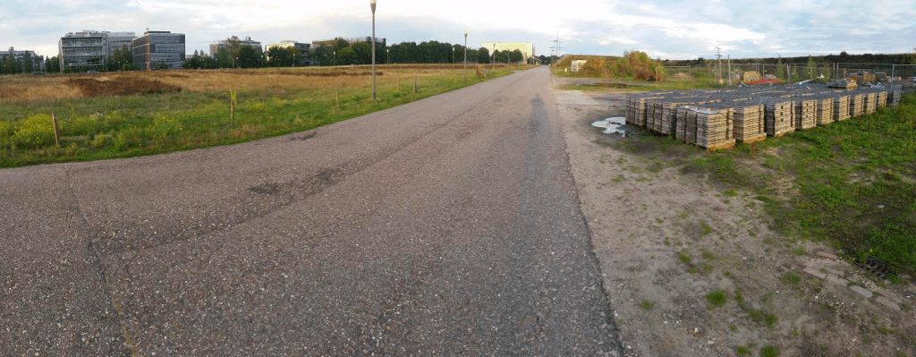 In dit deel van de High Tech Campus moet het nieuwe hoofdkwartier van Shimano verrijzen.