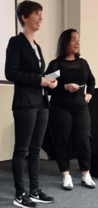 Sabine te Braake (links) en Laury van Eerd