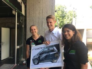 Lars Kramer Vom Generalkonsulat der Niederlande mit Studenten der TU Eindhoven