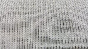 Flax cloth in plain weave