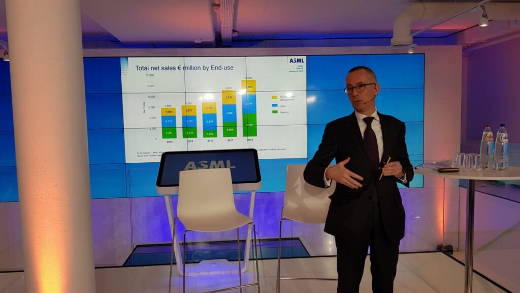 CFO ASML year 2018 Roger Dassen
