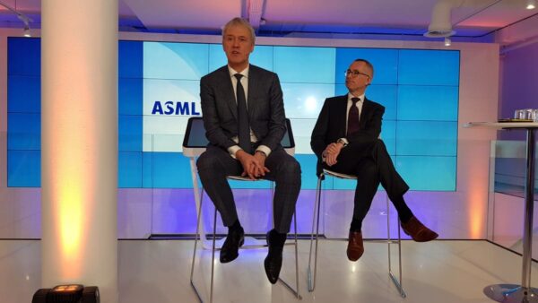 Peter Wennink en CFO ASML