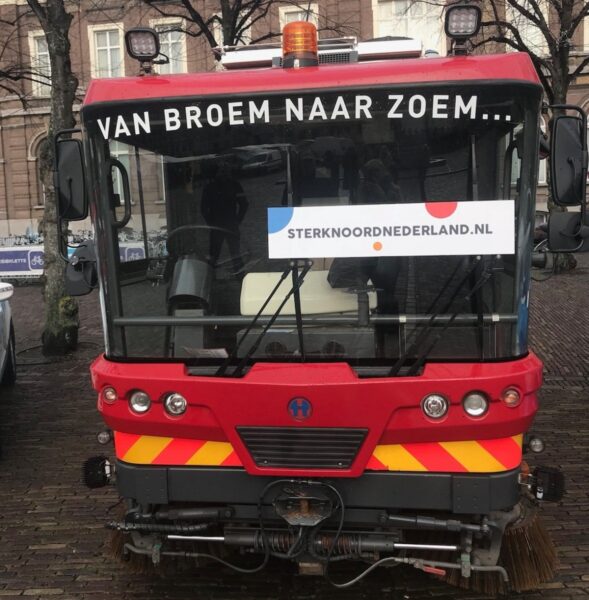 veegwagen op waterstof Groningen