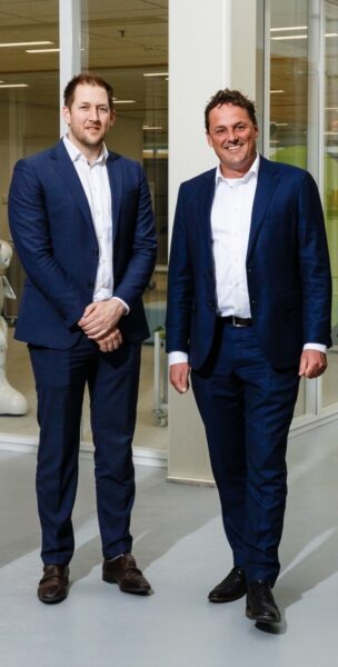 Niels Dusee (BIC/SDK) en Bas Kuper (Siemens)