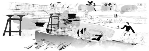 UP STREAM SURFING (c) Chris Riefenberg