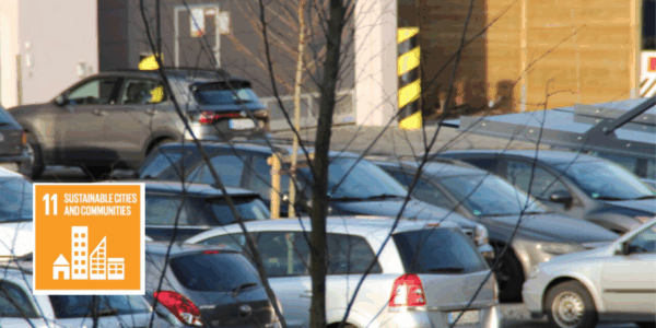 Parkende Autos und die Geschäftsidee des Start-ups Peazy zu visualisieren. Wie dieses Unternehmen Start-up der Woche?