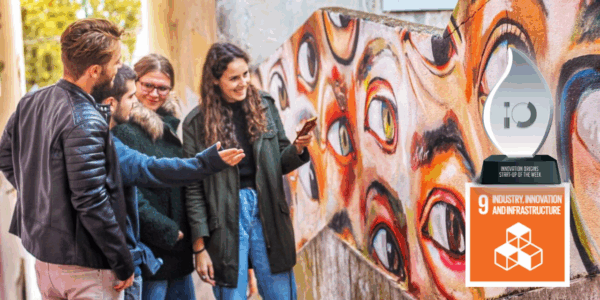 Städtereise als Entdeckungstour. Das Start-up mach mit seiner App aus einer Stadt einen großen Escape Room. Zu sehen sind die Gründer.