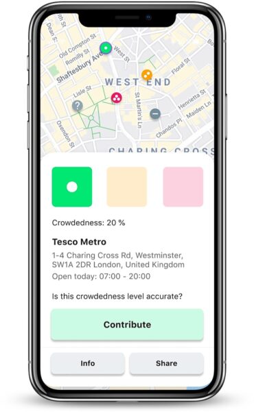 Social Distancing per App und Satellitendaten überwachen.