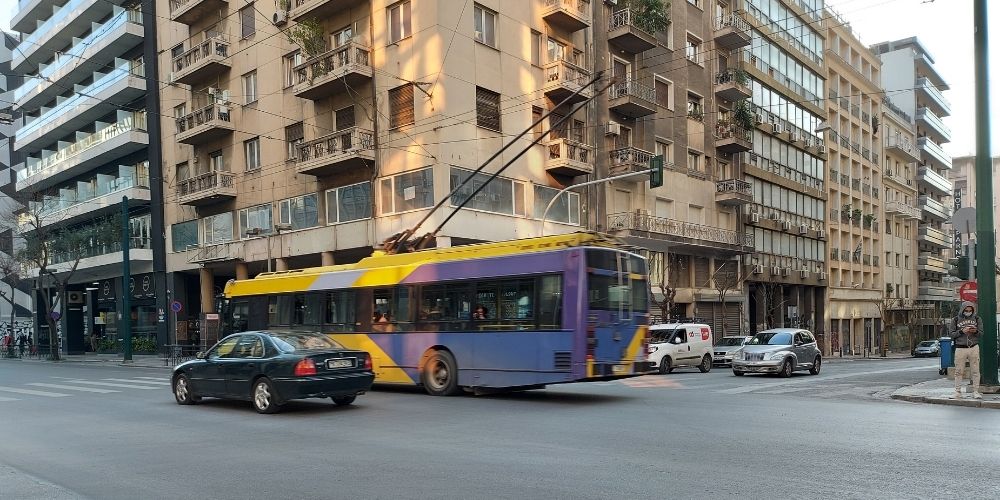 Straßenszene in Athen