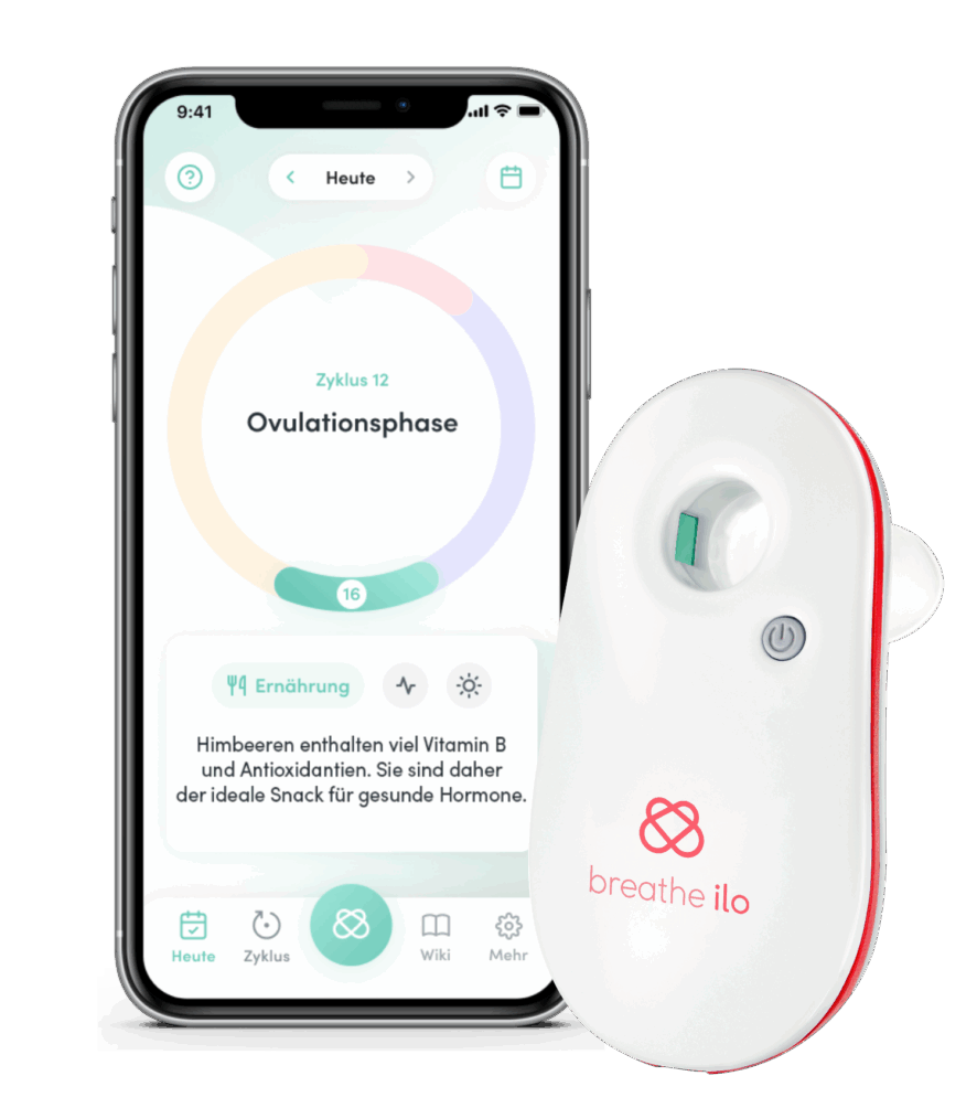 Fruchtbarkeitstracker, Zyklustracker, breathe ilo,