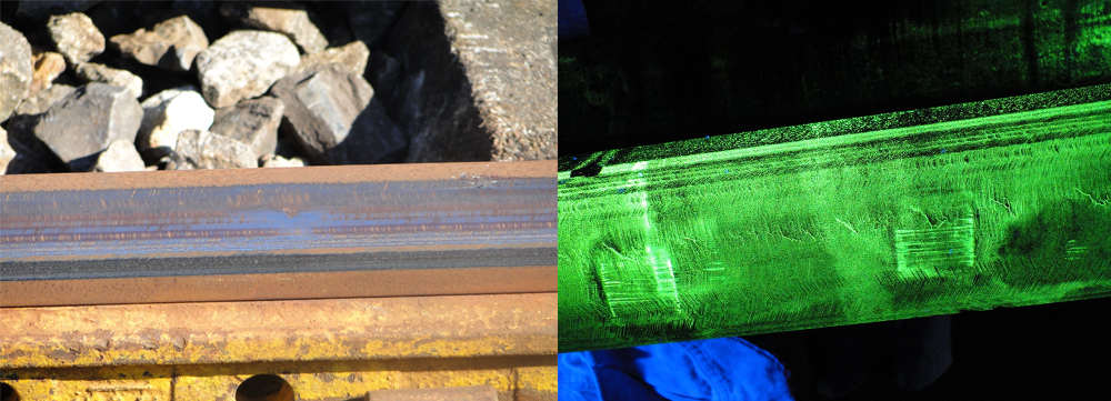 De squts in de treinrails