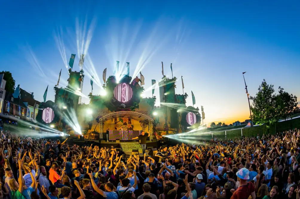 Drukte tijdens de Vierdaagse