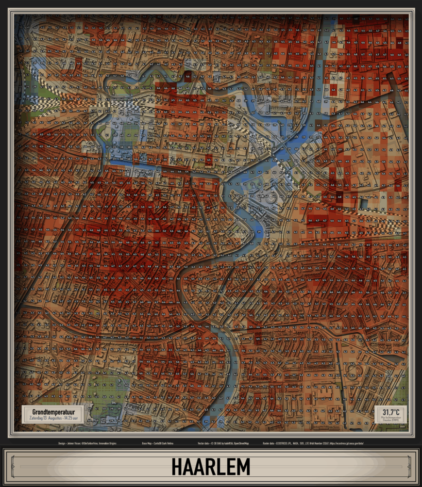 Heat map of Haarlem