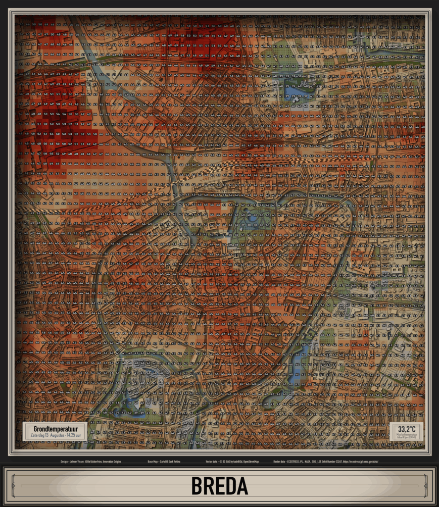 Heat map of Breda