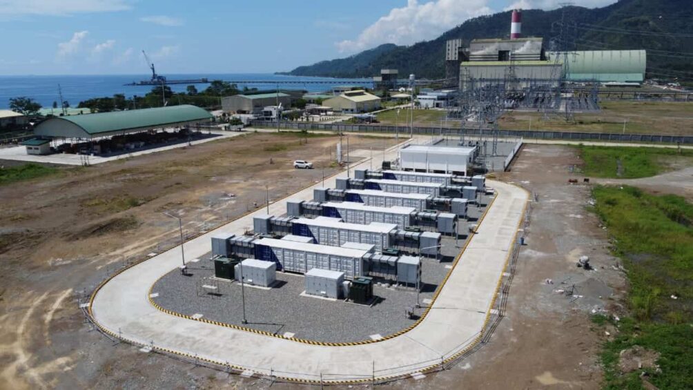 De Malita Energy Storage Facility in de Filipijnen. Bron Fluence