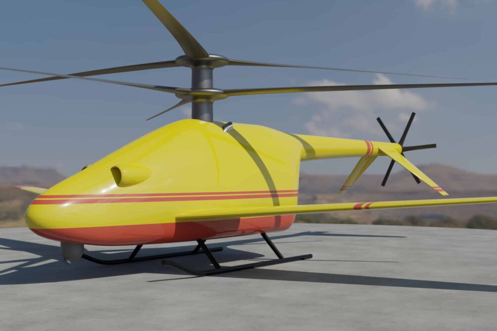 Aachen-based FireWasp is a combination of helicopter and aircraft
