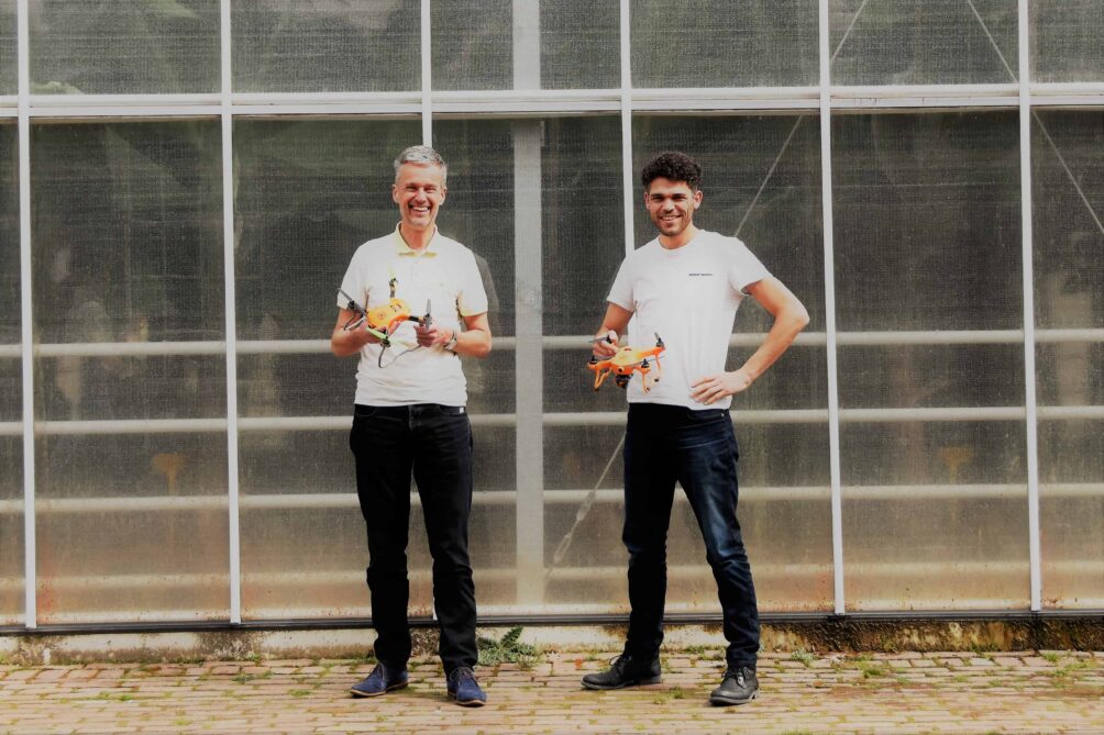 Founders Corvus Drones Frans-Peter Dechering (l) Gerhold ten Voorde
