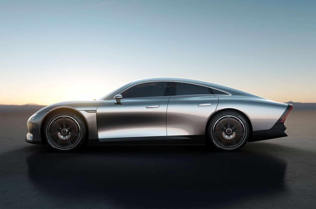 Mercedes-Benz Vision EQXX: Het stroomverbruik van de Mercedes-Benz Vision EQXX is sensationeel laag. Toch zal de elektrische auto nooit het levenslicht zien in serieproductie.