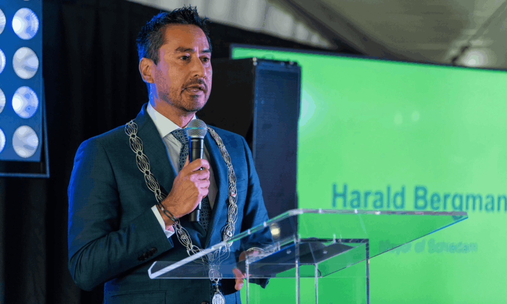 Burgemeester Harald Bergmann van Schiedam